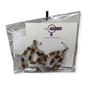 Just Jewelry Beaded Drop Earrings